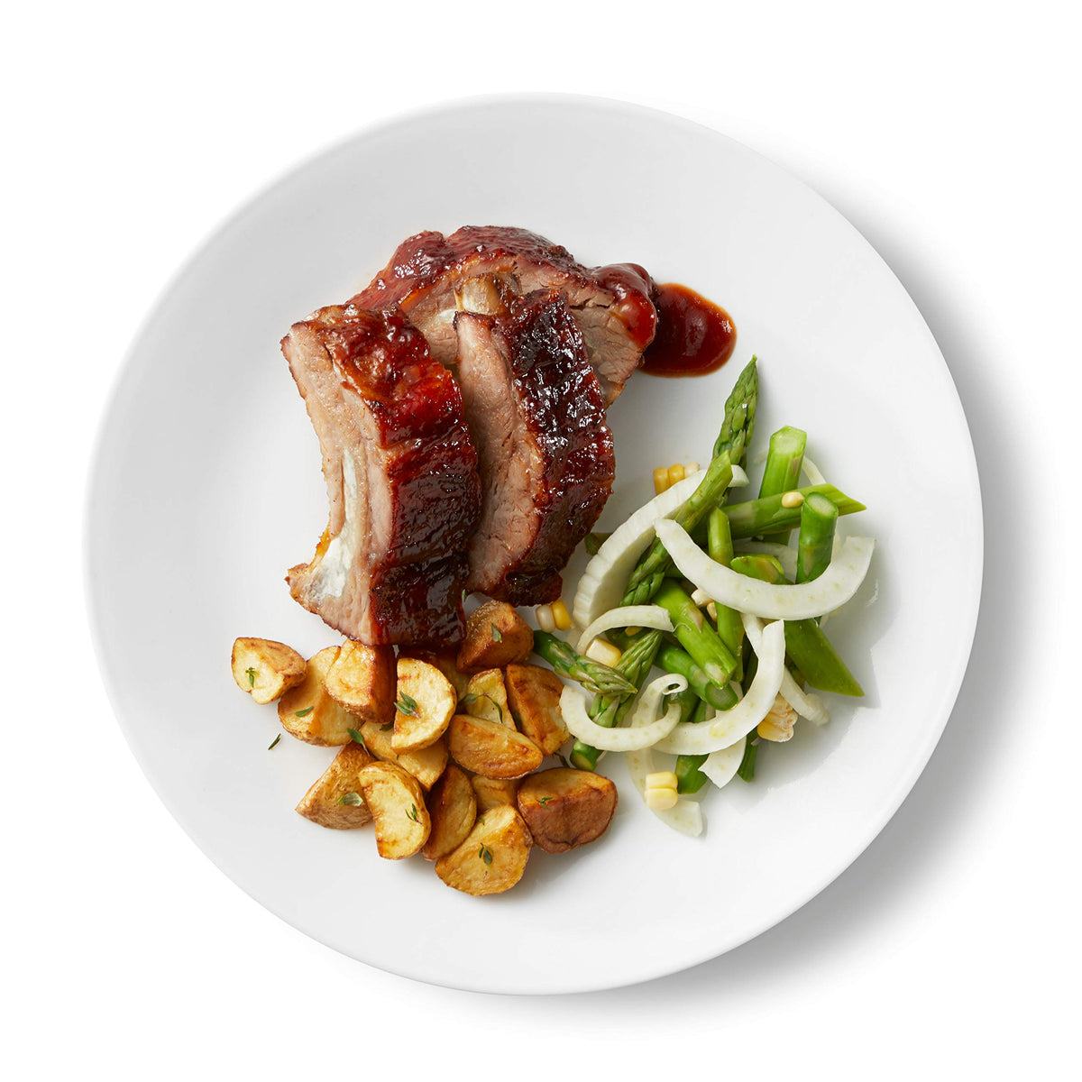 Corelle Vitrelle stack of dishes, space-saving and easy to store