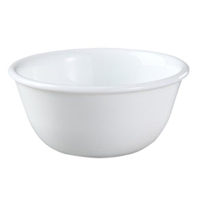 Corelle Vitrelle 6-oz ramekins in Winter Frost White, ideal for dips and small desserts.