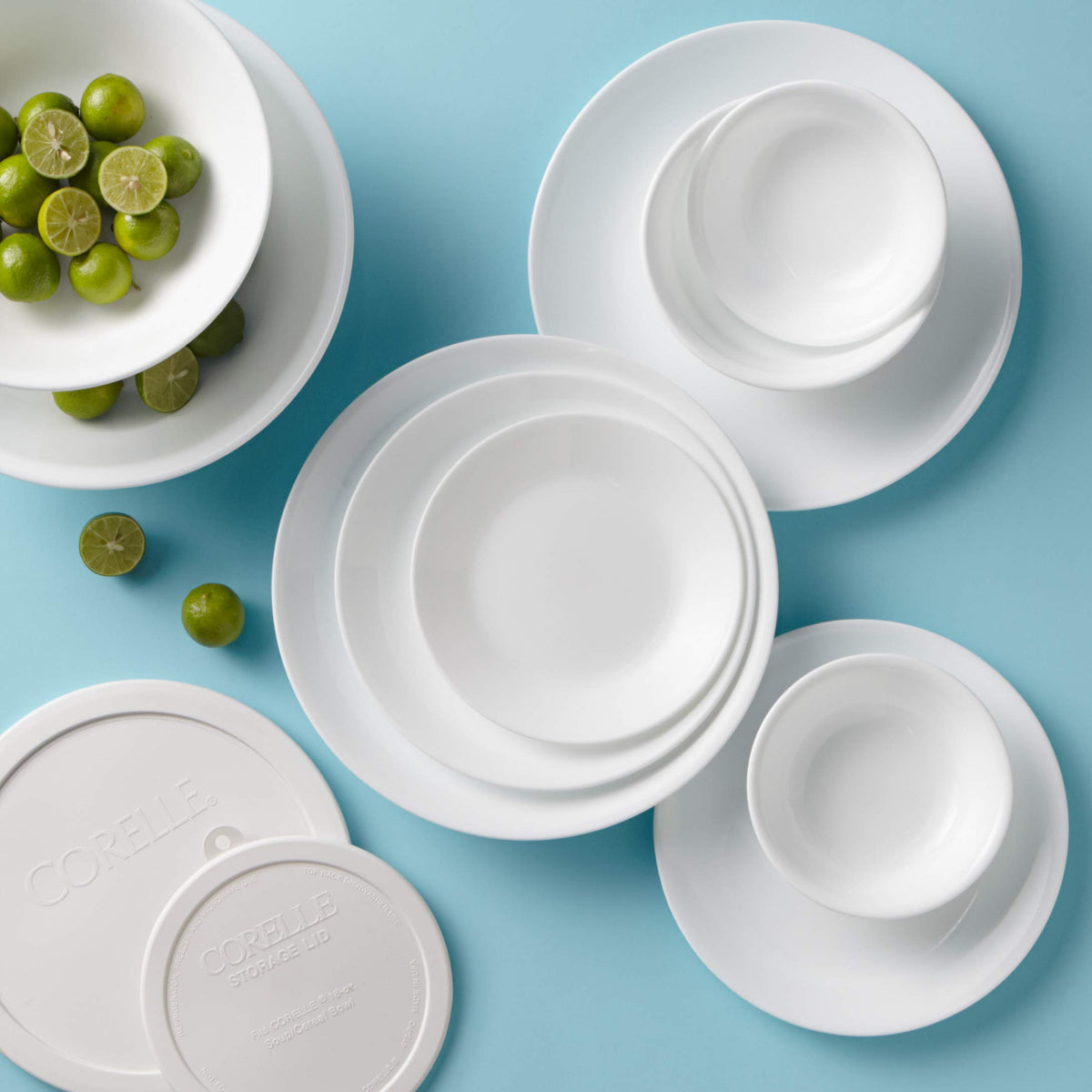 Corelle Vitrelle appetizer plates showcased for chic starters and portion control