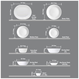 Corelle Vitrelle chip-resistant bowls shown for everyday soups.