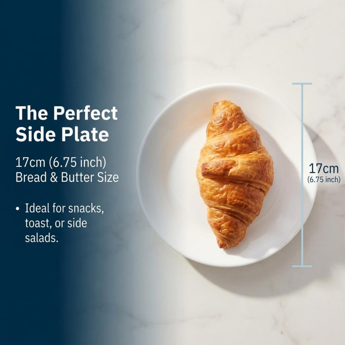 Corelle Vitrelle chip-resistant plates withstand daily wear.