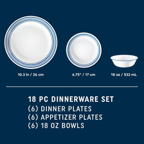 Corelle Vitrelle dishwasher-safe and microwave-friendly, convenient for daily use.