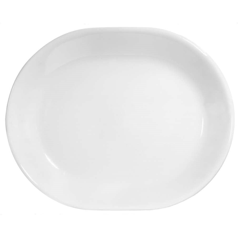 Corelle Vitrelle lightweight, stackable dishware saves kitchen space.