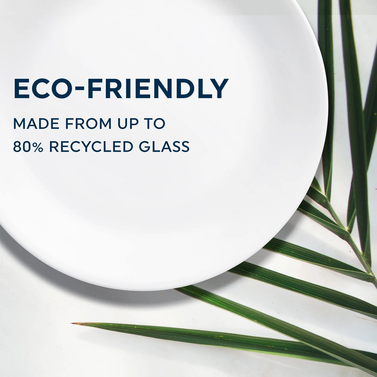 Non-porous, hygienic surface cleans quickly after meals