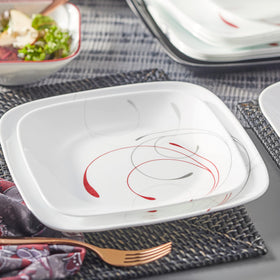 Corelle Vitrelle Splendor soup bowls offering versatile 18-ounce bowls for soups and cereals.