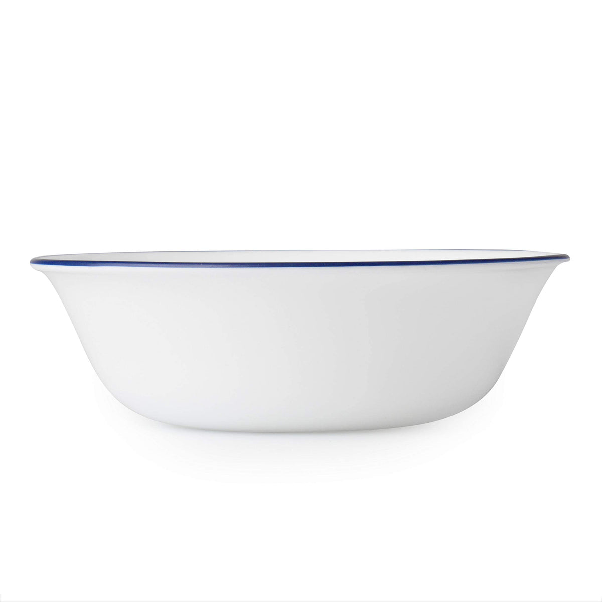 Corelle Vitrelle 18-piece set on table, space-saving stackable design.