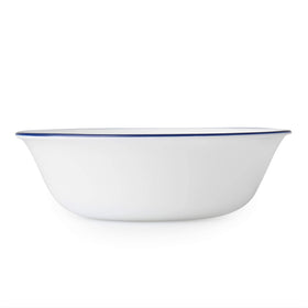 Corelle Vitrelle 18-piece set on table, space-saving stackable design.