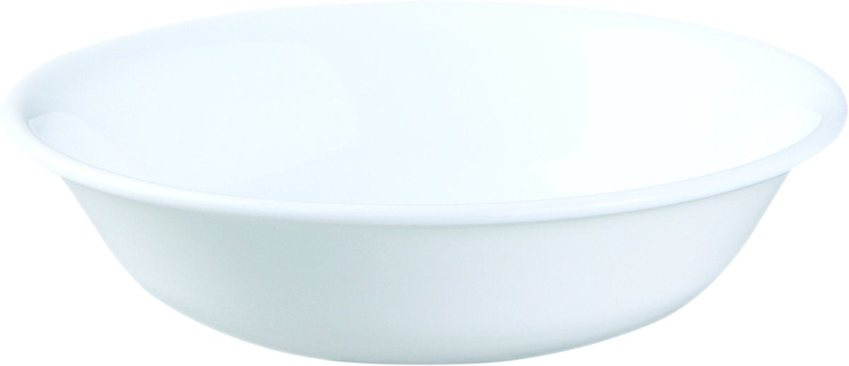 Corelle Winter Frost White dessert bowl 10 oz, ideal for portioned desserts and easy stacking
