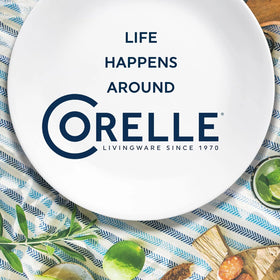 Corelle Winter Frost White salad-serving bowl for salads and sides.