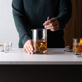 Cork and Mill lead-free crystal for clarity and premium feel.