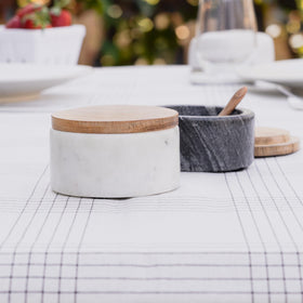 Cork & Mill elegant marble bowls for countertop or table display.