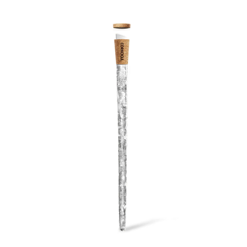Corkcicle Air Wine Bottle Chiller in freeze-and-insert setup keeps wine perfectly cold