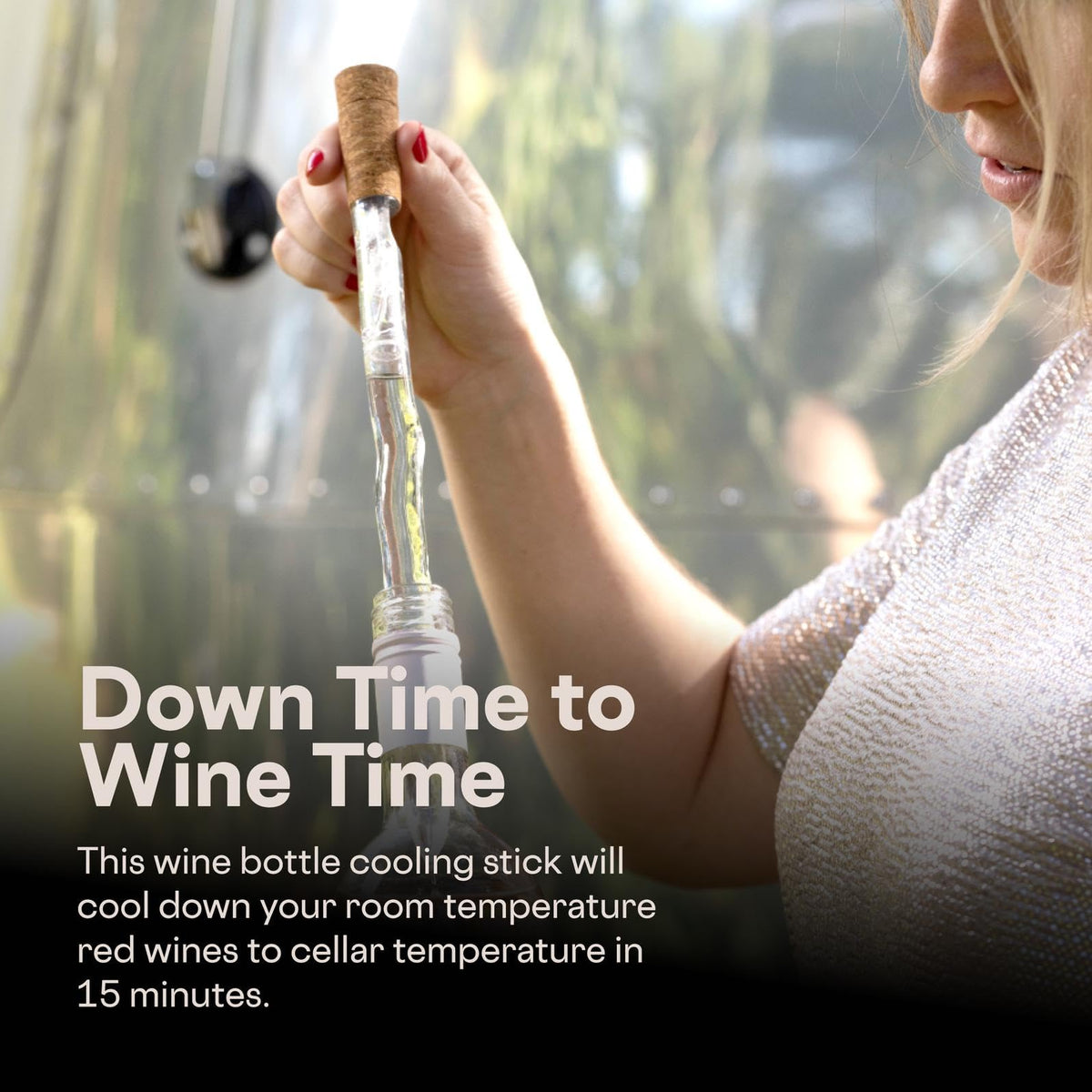 Corkcicle Air design suits modern barware and gifts for wine lovers