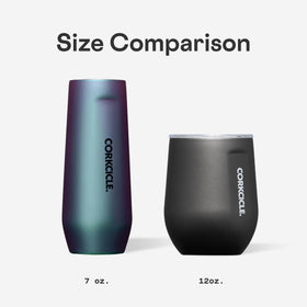Hot beverages stay warm for about three hours with Corkcicle tumbler.