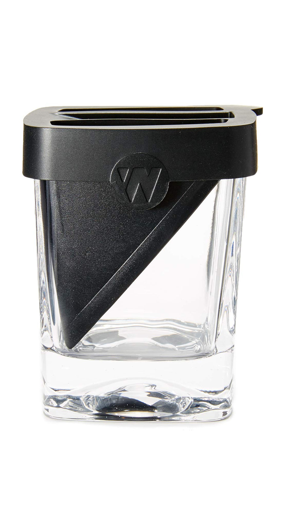 Corkcicle Whiskey Wedge Old Fashioned glass showcasing ice wedge for even chilling