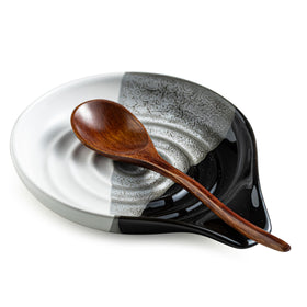 Cormomu large spoon rest on stove keeps utensils neat and ready