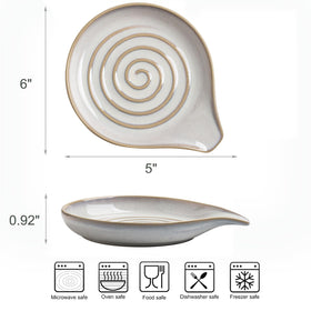 Cormomu spoon rest is dishwasher-safe for quick cleanup after meal prep.