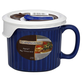 CorningWare 1105119 blueberry oven-safe meal mug for versatile reheating and serving