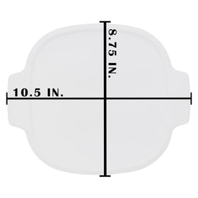 BPA-free Corningware lid; dishwasher-safe for everyday use.