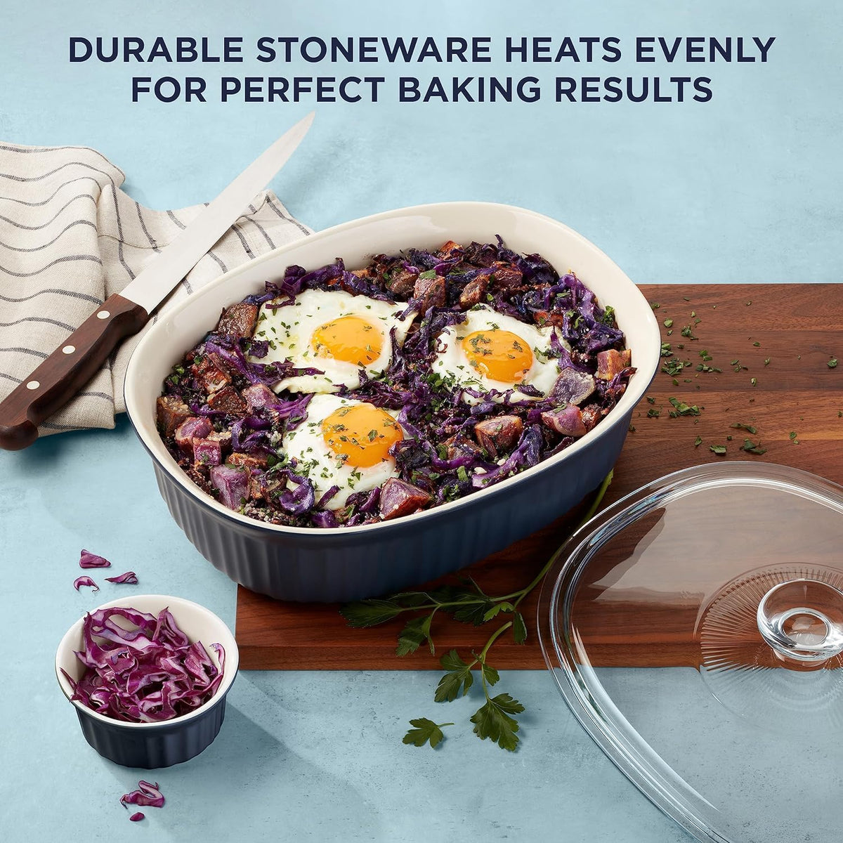 CorningWare 4-oz ramekins for individual portions and table-ready presentation.