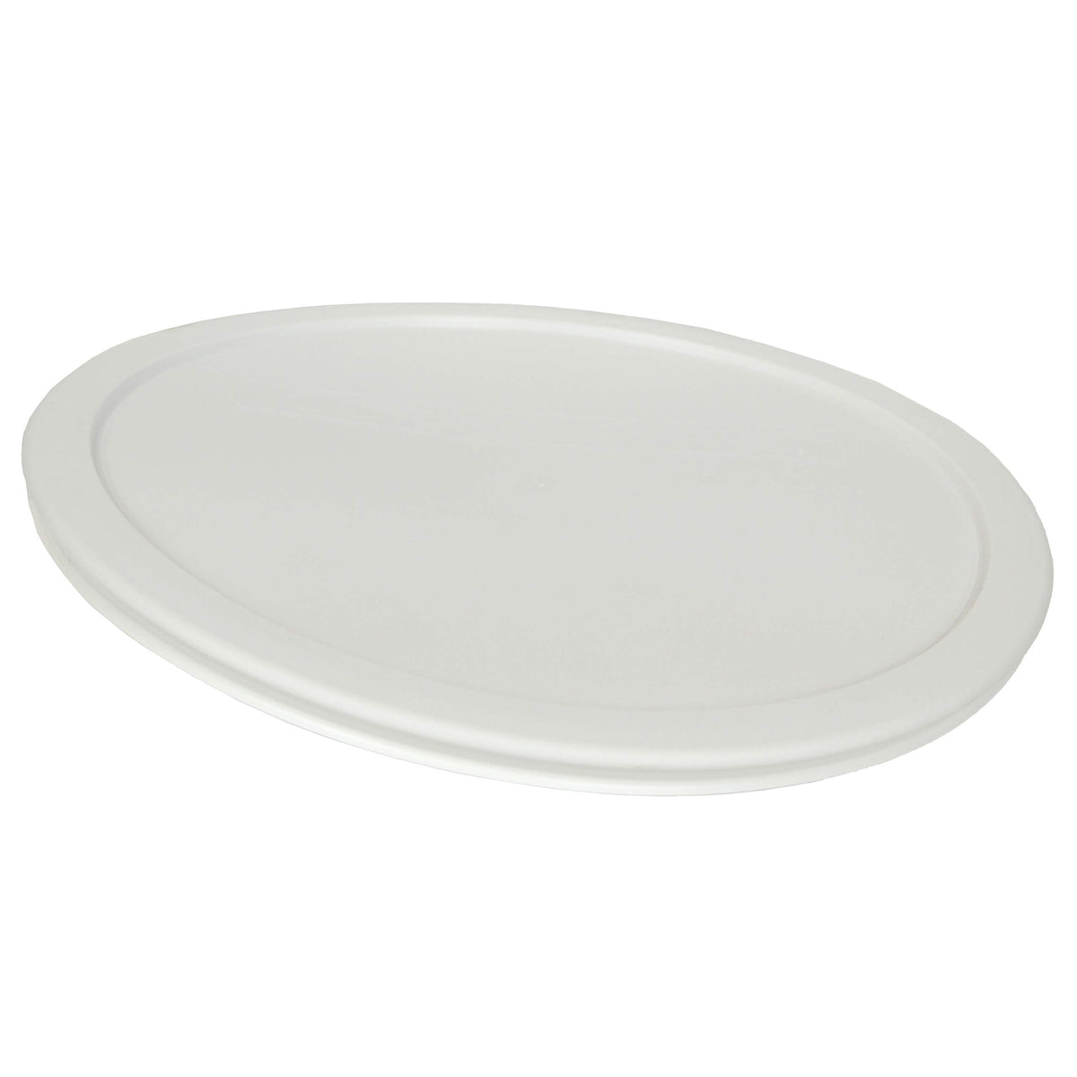 CorningWare F-5-PC lid close-up indicating secure fit for 1.5Qt dish.