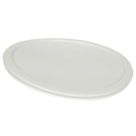 CorningWare F-5-PC lid close-up indicating secure fit for 1.5Qt dish.