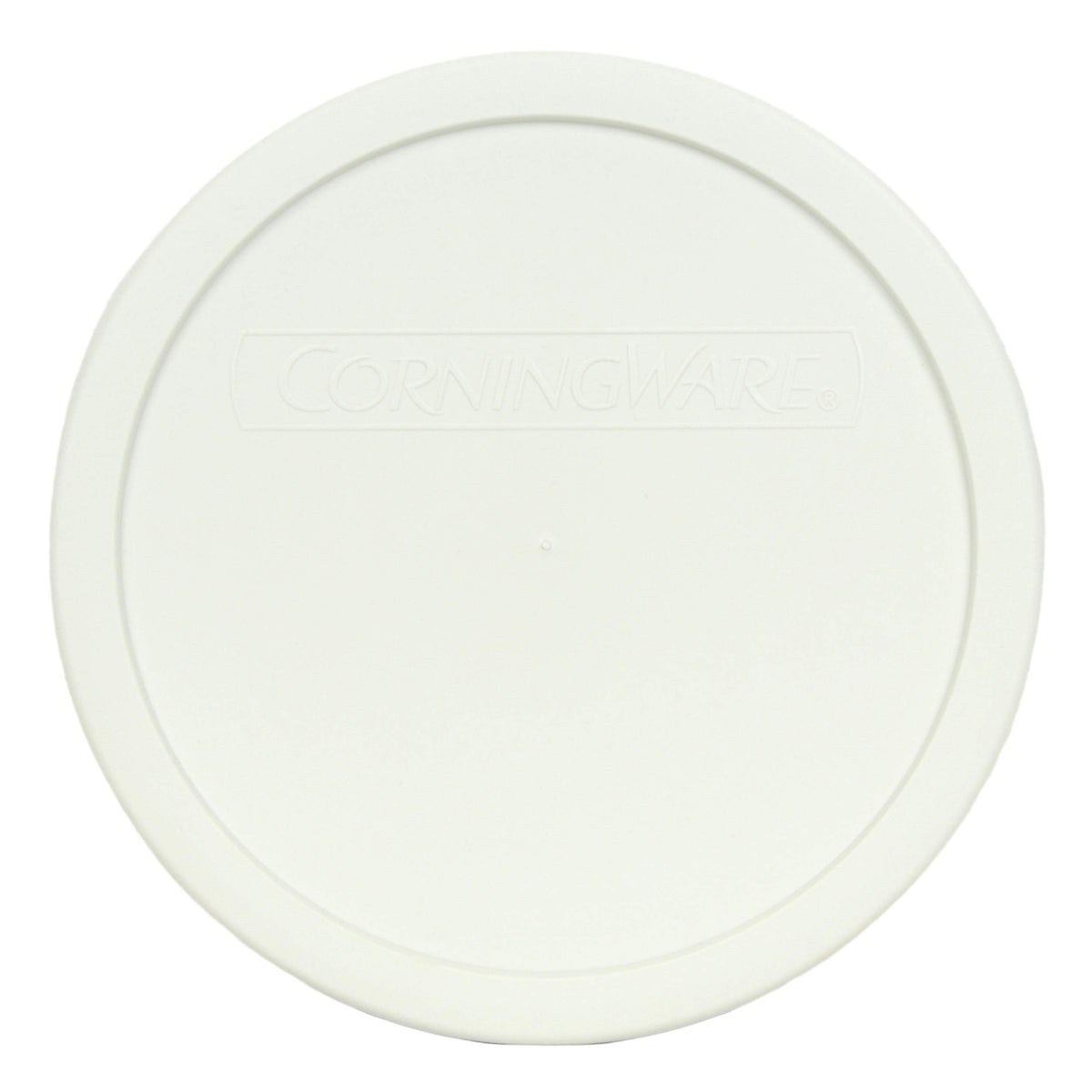 CorningWare F-5-PC lid on top rack ready for dishwasher cleaning.