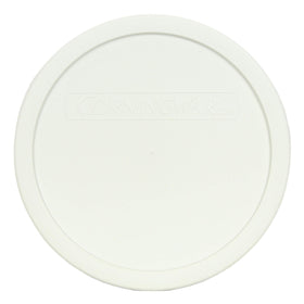 CorningWare F-5-PC lid on top rack ready for dishwasher cleaning.