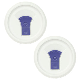 CorningWare FM-22-VPC vented lid on 20oz soup mug for efficient microwave heating