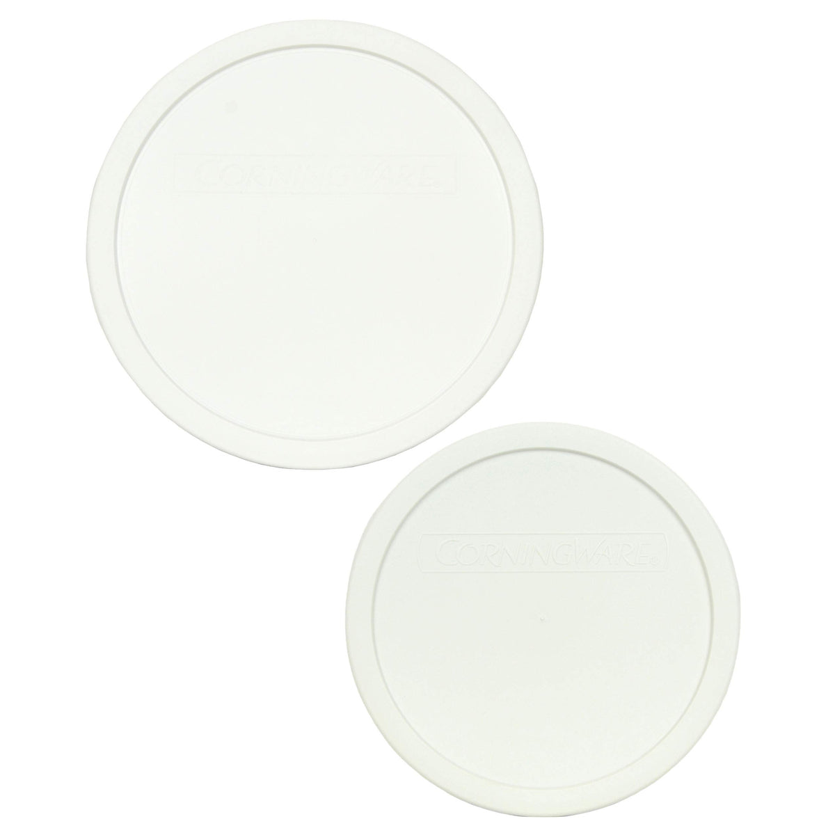CorningWare FS-1-PC lid close-up showing airtight seal for 2.5Qt dish.