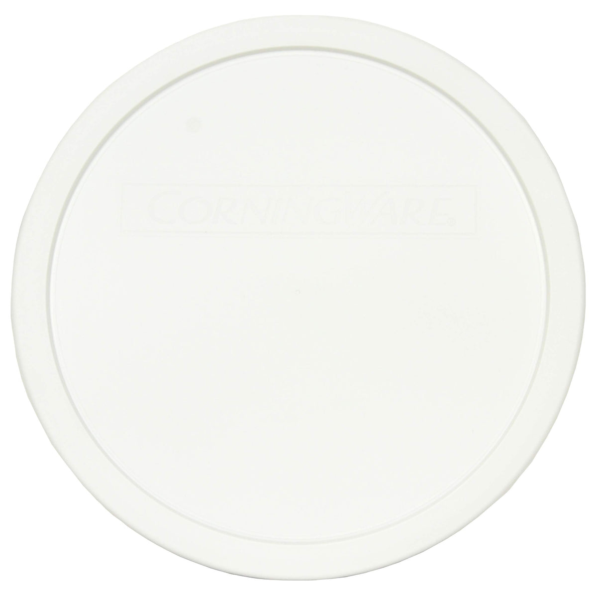 CorningWare FS-1-PC lid top view highlighting BPA-free material.