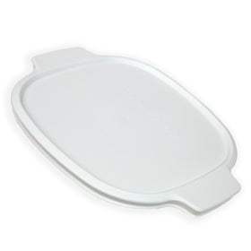 Corningware replacement lid; safe for microwave reheating and fridge storage.