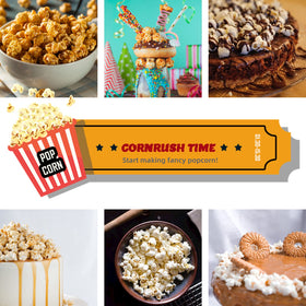 CORNRUSH easy clean removable tray simplifies maintenance after snacking