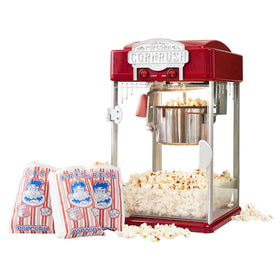CORNRUSH popcorn popper 4oz kettle in action for quick theater-style snacking