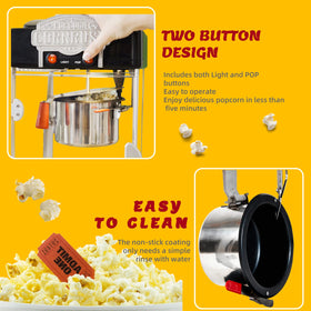 CORNRUSH serving scoop and tray for convenient portions