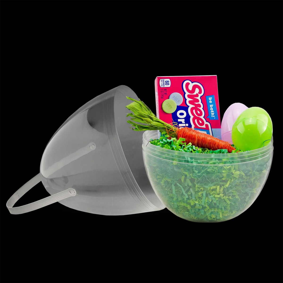 Cornucopia Brands durable plastic eggs for reuse across events.