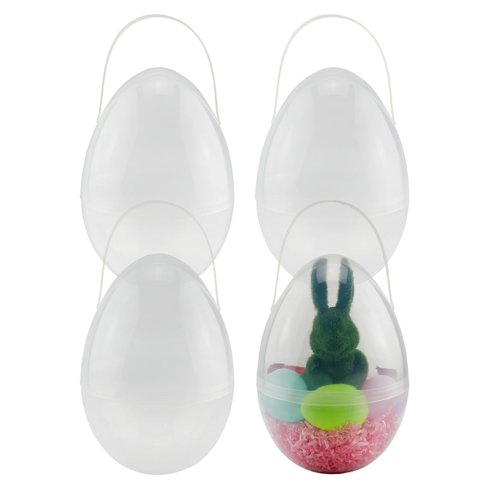 Cornucopia Brands jumbo Easter eggs 10-inch, four-pack, ideal for gifting and display.