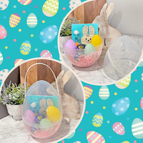 Cornucopia Brands transparent shells showcase contents and crafts projects.