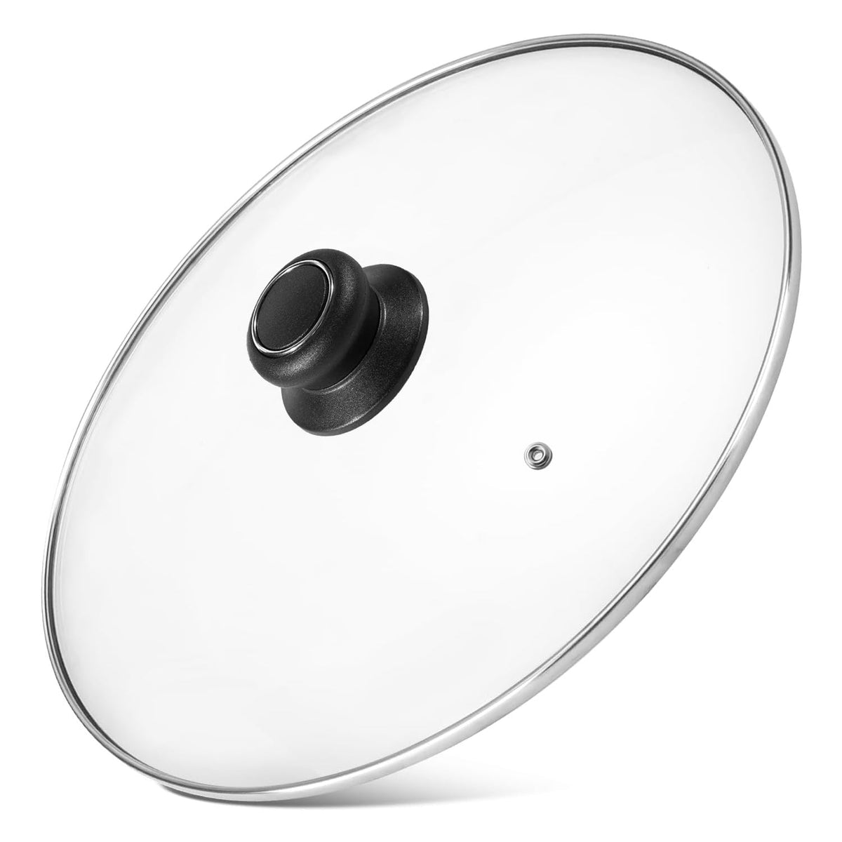 CORYTAO 10.5-inch pan lid with tempered glass for safe visibility.
