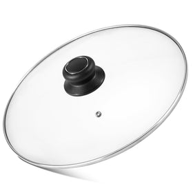 CORYTAO 11-inch pan lid with tempered glass for easy monitoring during cooking
