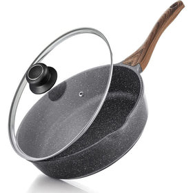 CORYTAO black-knob lid providing comfortable grip and heat protection