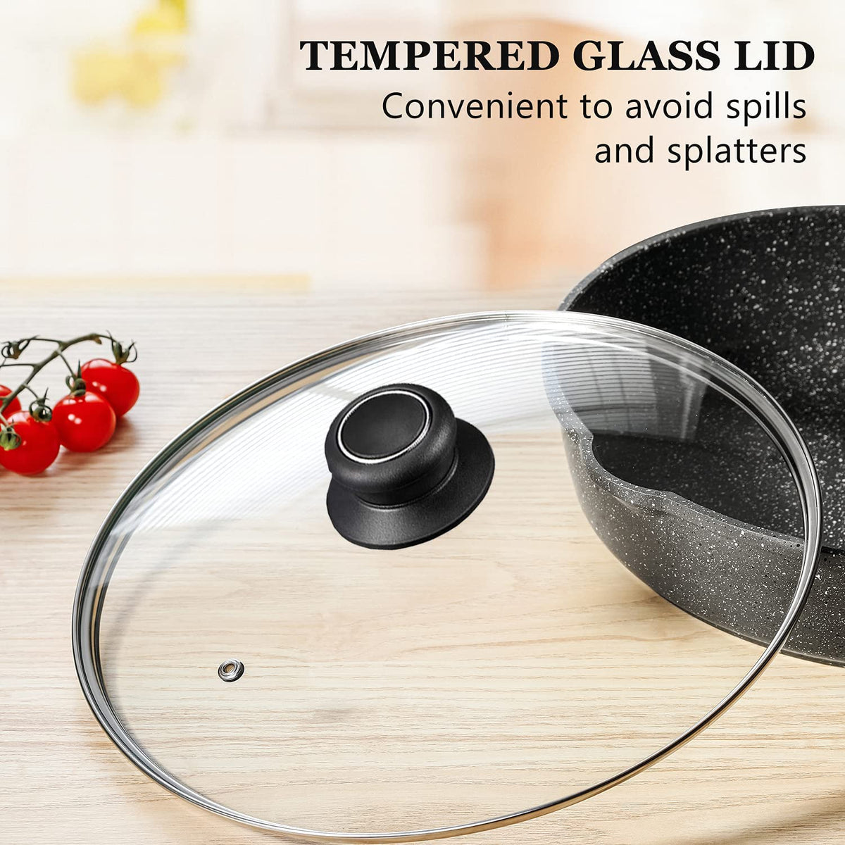 CORYTAO cambered cool-touch handle keeps fingers safe.