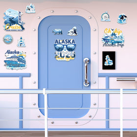 Cosmisun Alaska wildlife collection magnet set offers colorful variety