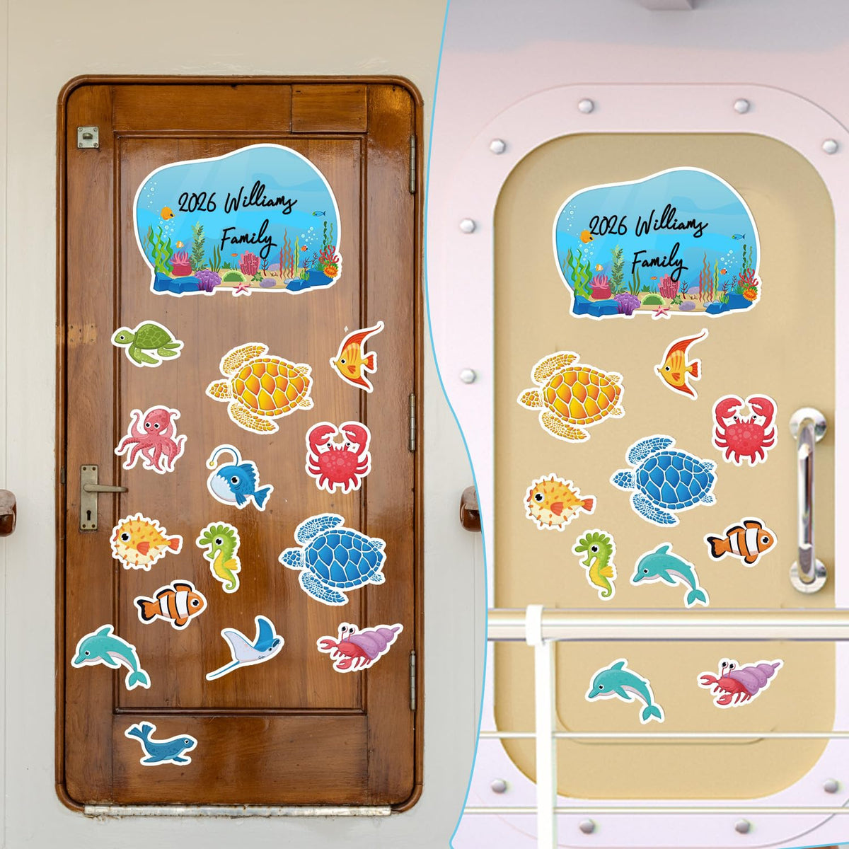 Cosmisun crab magnet adds cheerful coastal detail to any surface.