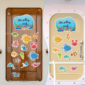 Cosmisun crab magnet adds cheerful coastal detail to any surface.