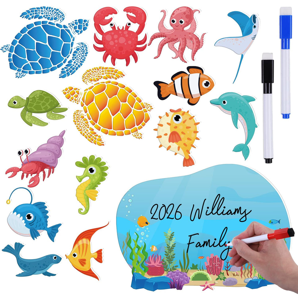 Cosmisun large cruise door magnet adds bold ocean decor to your cabin.