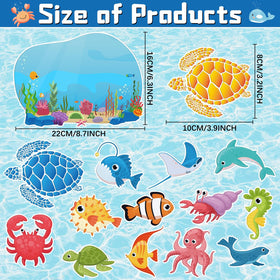 Cosmisun turtle magnet brightens your fridge with playful marine charm.
