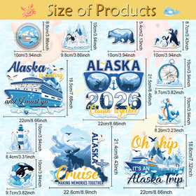 Cosmisun glacier Alaska design magnet adds cool color to metal surfaces