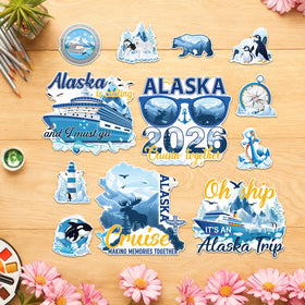 Cosmisun penguin Alaska magnet livens lockers and fridges