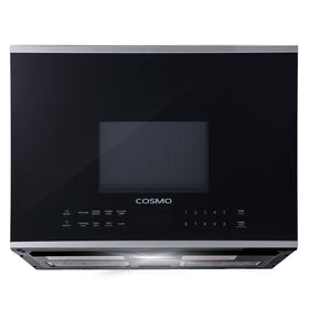 COSMO COS-2413ORM1SS over-the-range microwave with space-saving venting.